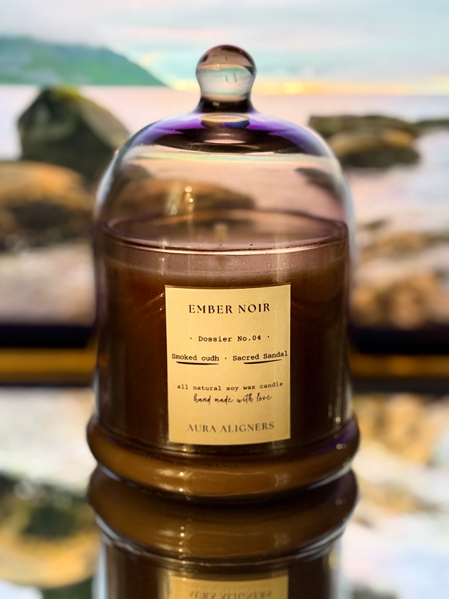 Ember Noir Candle | Smoked Oudh