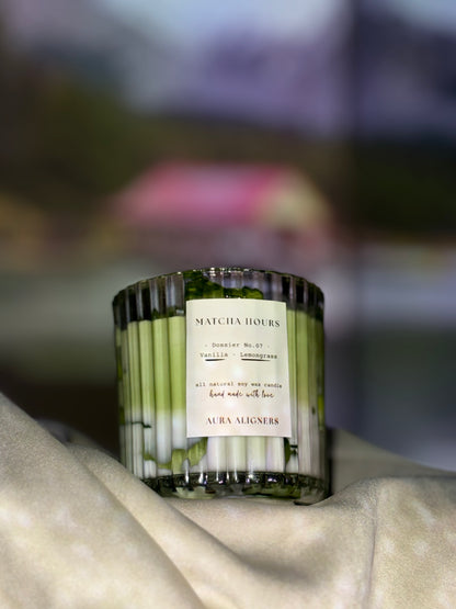 Matcha Hours Candle | Lemongrass Calm