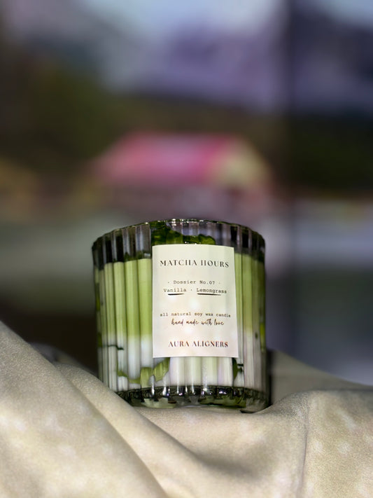 Matcha Hours Candle | Lemongrass Calm