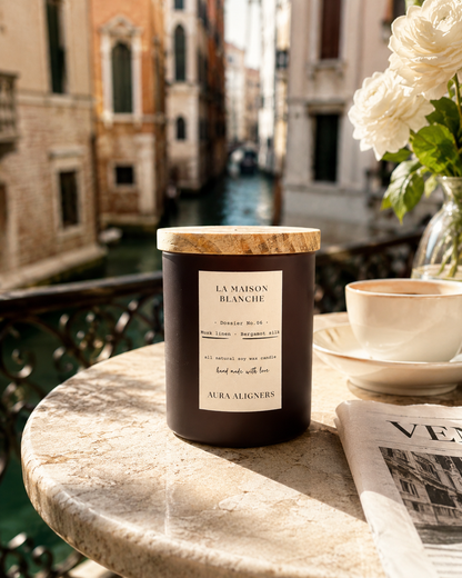 La Maison Blanche Candle | Linen Musk