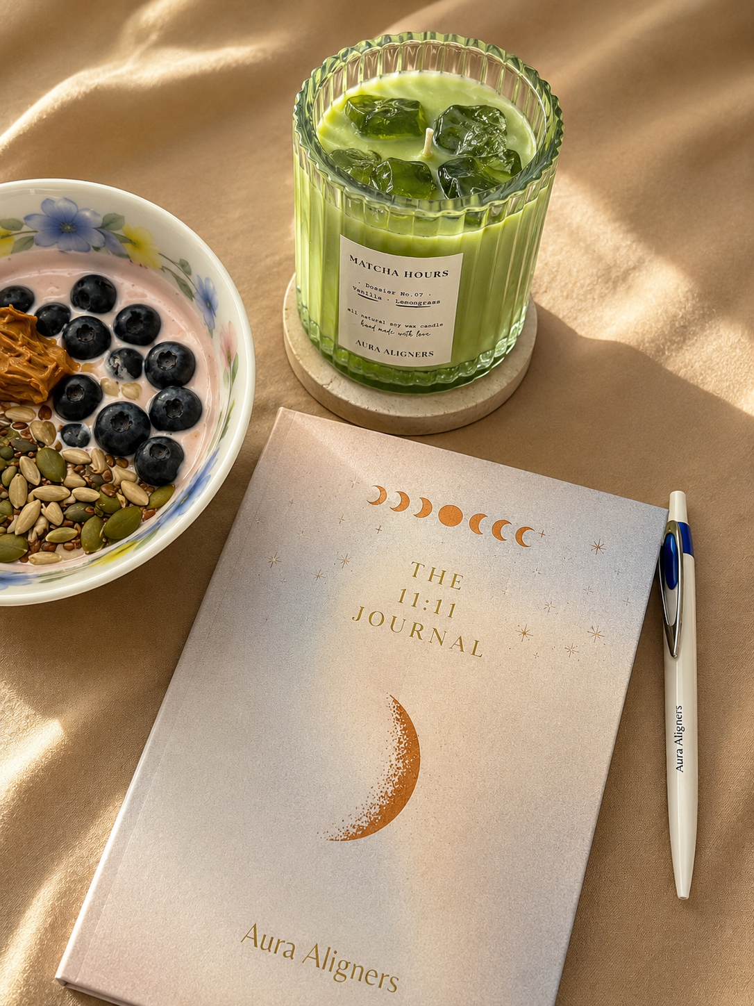 Matcha Hours Candle | Lemongrass Calm